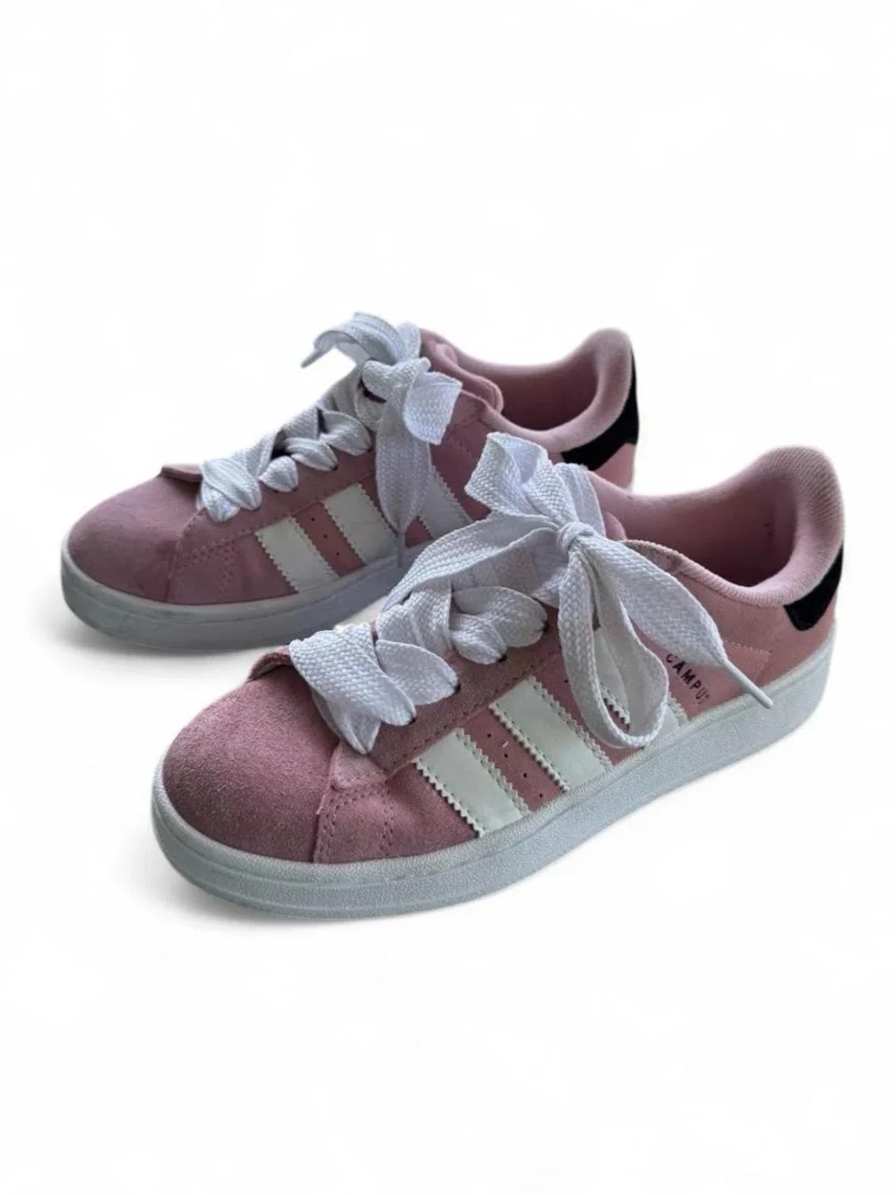 Adidas Campus 00s Pink White Sneakers HP6395 Size 6.5 Preppy Coquette